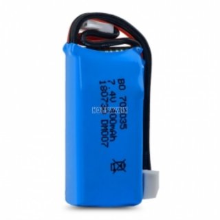 7.4V 2S 400mAh 25C LiPO Battery JST- XHR & MX2.0-2P plug