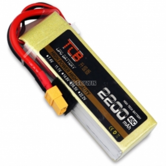 11.1V 3S 2200mAh 45C Upgrade LiPO Battery XT60 plug