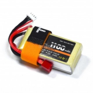 11.1V 3S 1100mAh 25C LiPO Battery T plug
