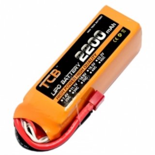 14.8V 4S 2200mAh 25C LiPO Battery T plug