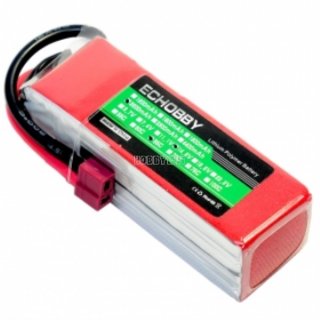 14.8V 4S 2200mAh 65C LiPO Battery T plug