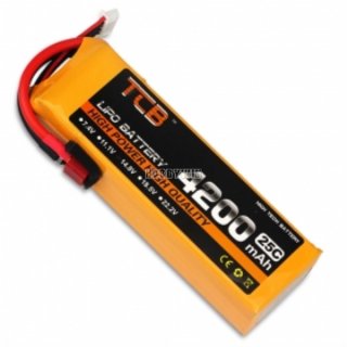 14.8V/4S 4200mAh 25C LiPO Battery deans T plug