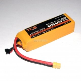 14.8V/4S 5200mAh 25C LiPo Battery XT60 plug