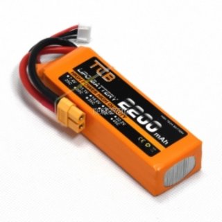 11.1V 3S 2200mAh 25C LiPo Battery XT60 plug