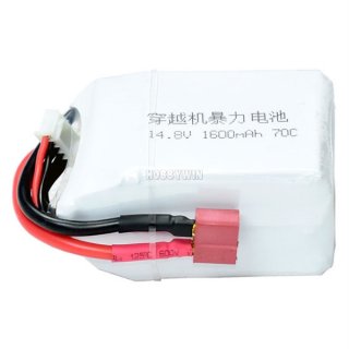 14.8V 4S 1600mAh 70C LiPO Battery T plug
