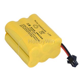 7.2V 400mAh NiCD Battery SM-2P reverse plug