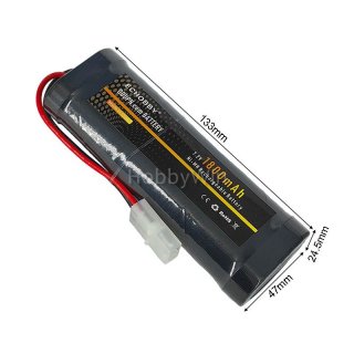 7.2V 1800mAh NiMH Battery Pack KET -2P Nor female plug