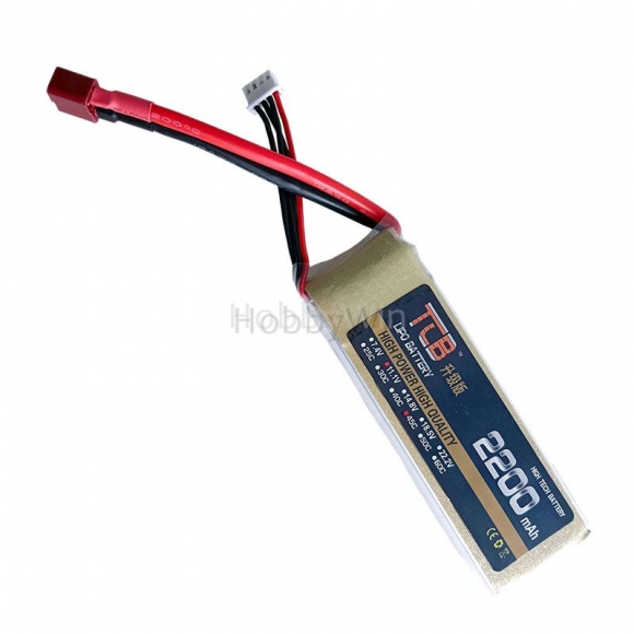 14.8V 4S 2200mAh 45C Upgrade LiPo Battery T plug