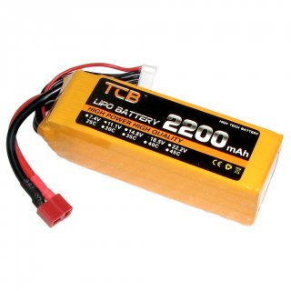 18.5V 5S 2200mAh 25C LiPO Battery T plug