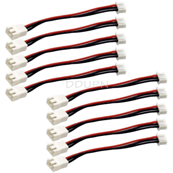 2S 7.4V LiPo Li-Ion Battery Balance Charge Extension Wire 10cm