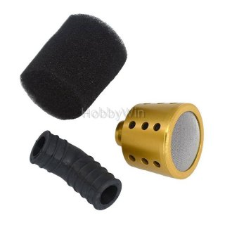 Golden Aluminum Tapered Air Filter for 1 /10 RC Car