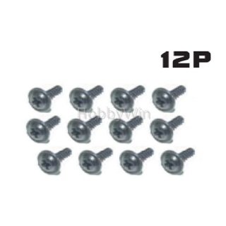 HBX part S227 Flange Head Self Tapping Screws PWTHO 2.6x12mm