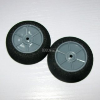 D50*?3*H18.5mm EVA Sponge Tyre & Plastic Hub wheels