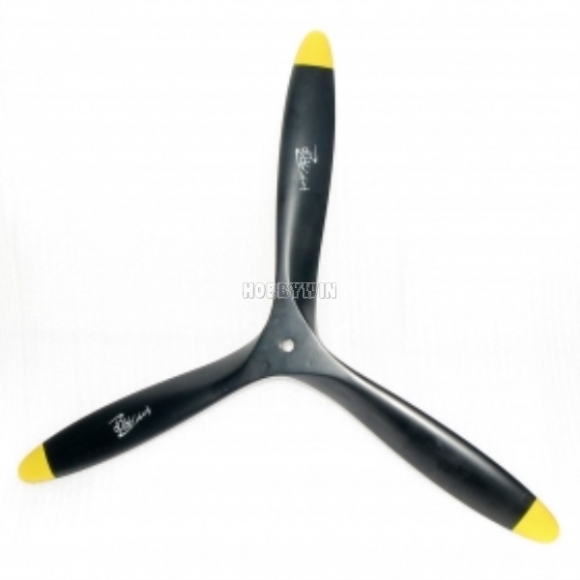 3 Bladed 13x6 Engine Wood Propeller black