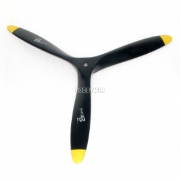 3 Bladed 13x7 Engine Wood Propeller black