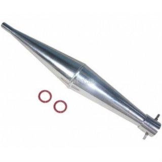 Aluminum Gas Tuned Pipe ?61x386mm with Water-cooling