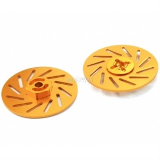 CPV 57822LA Golden Aluminum Wheel Adaptors with brake disc