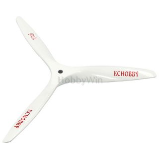 3 Bladed 11x6 CW Engine Wood Propeller White