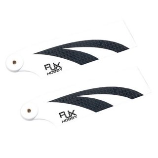 105mm Tail Carbon Blades White Black