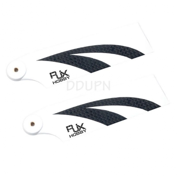 105mm Carbon Tail Blades Black White