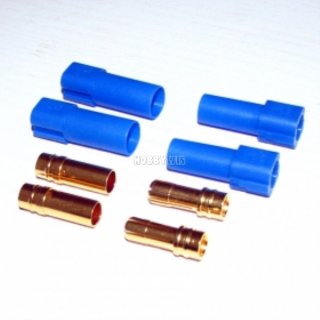 AMASS XT150B bullet connector 6.0mm x2pair with blue jacket