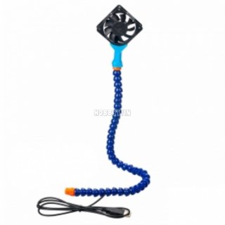 Blue /Blue Soldering Flexible Arm With USB Fan