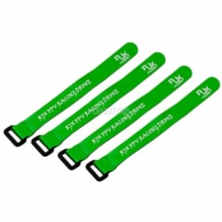 Non-Slip Silicone Battery Strap 200x20mm Green 4pcs