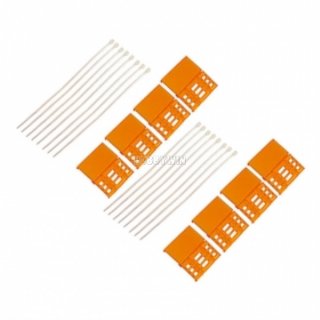 RJX part RJX1170 Soft Nylon Safe Cover L30mm*W14mm*H4.1mm Orange