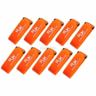 Battery Strap 300x20mm Orange 10pcs