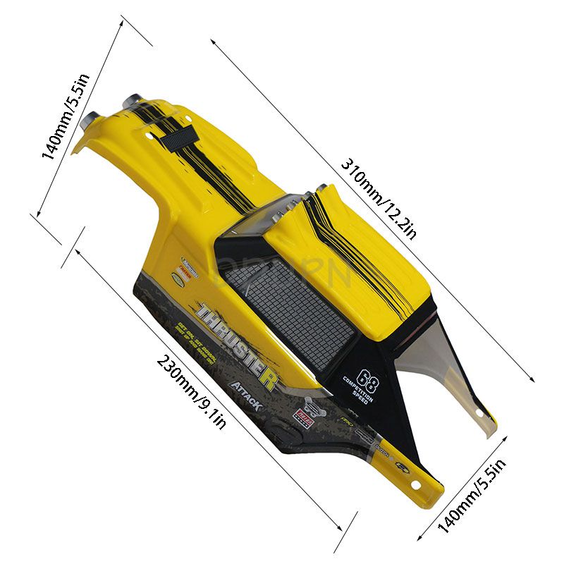 HBX part 889 -B001 Desert Truck (Yellow)