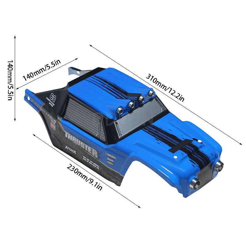 HBX part 889 -B003 Desert Truck (Blue)