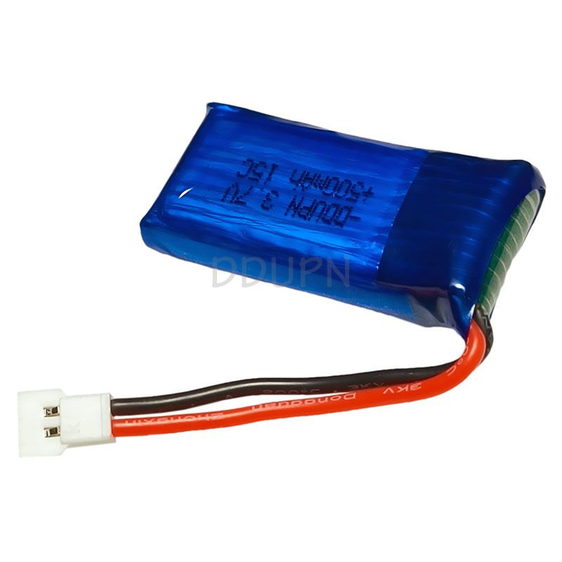 3.7V 1S 500mAh 15C LiPO Battery MX2.0 -2P Plug